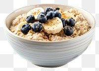 PNG Healthy oatmeal with fruits