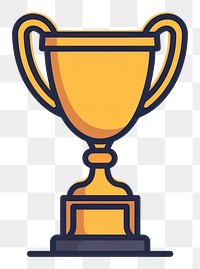 PNG  Golden trophy cup illustration
