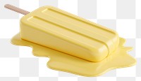 PNG Melting yellow popsicle illustration