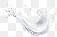 PNG Dynamic milk splash illustration