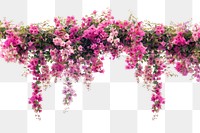 Pink floral garland decoration