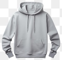 PNG Gray hoodie sweatshirt clothing knitwear.