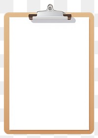 PNG Blank clipboard with paper