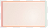 PNG Minimalist pastel border design