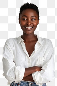 PNG Confident woman smiling portrait