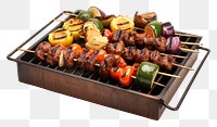 Grilled skewers with vegetables