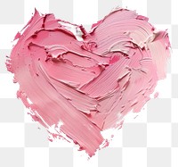 PNG Pink heart paint texture