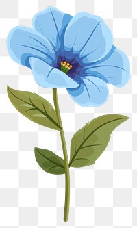 PNG Blue flower art asteraceae geranium.