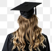 PNG Graduation cap, blonde hair