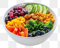 PNG  Colorful nutritious fresh salad bowl