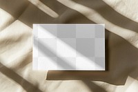 PNG Elegant card mockup, transparent background