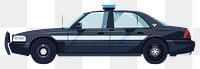 PNG Classic police car illustration