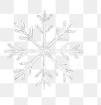 PNG Simple snowflake icon outdoors nature symbol.