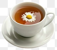 PNG Chamomile tea with daisy flower