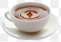 PNG Splashing tea in white cup