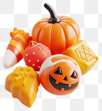 PNG Colorful Halloween candy illustration