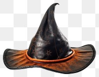 PNG Vintage leather witch hat