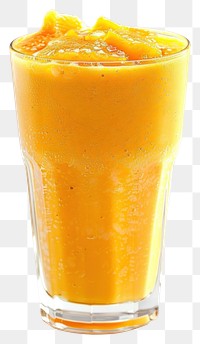 PNG Refreshing mango smoothie in glass