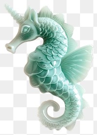 PNG Mystical jade seahorse unicorn