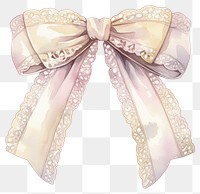 PNG Pastel lace coquette bow ribbon tie accessories accessory.