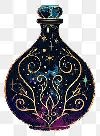 PNG Mystical potion bottle illustration