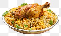 PNG A chicken Handi Biryani mutton food meat.