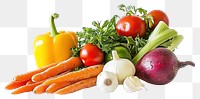 PNG Fresh colorful organic vegetables assortment