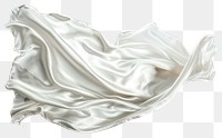 PNG  Elegant flowing white silk fabric