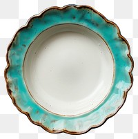 PNG Handcrafted ceramic scalloped bowl