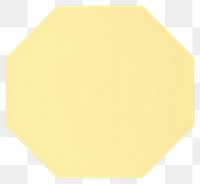 PNG Yellow octagon geometric shape illustration