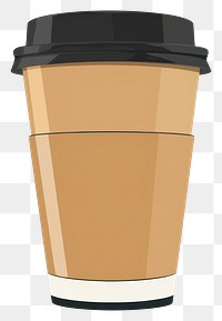 PNG Modern coffee cup illustration