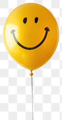 PNG Yellow smiley face balloon