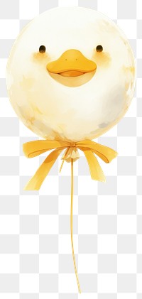 PNG Cute duck balloon illustration