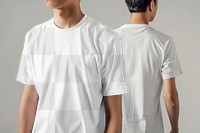 PNG men's t-shirt mockup design, transparent design