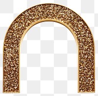 PNG Golden glitter arch decor