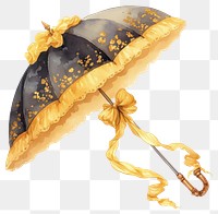 PNG Elegant vintage umbrella illustration