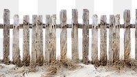 PNG Rustic beach fence sand dunes