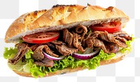 PNG Doner kebab sandwitch food sandwich burger.