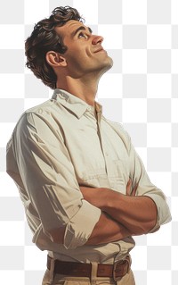 PNG Teacher man proudly standing portrait photography clothing.