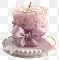 PNG  Elegant lace pink candle