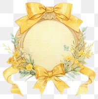 Elegant floral wreath illustration