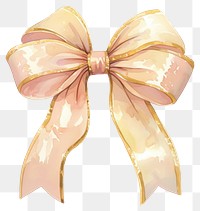 Elegant pastel ribbon bow