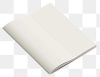 PNG Blank booklet on white background