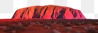 PNG Sunrise Mountain landmark uluru-ayers rock.