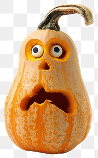 PNG Funny carved pumpkin face