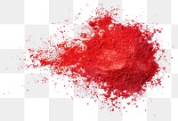 PNG Grunge powder red paprika.