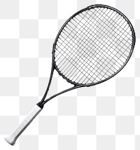 PNG Modern tennis racket with strings