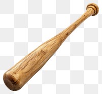 PNG Wooden baseball bat isolated white