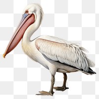 PNG Elegant pelican bird illustration, transparent background