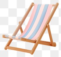 Colorful beach chair illustration